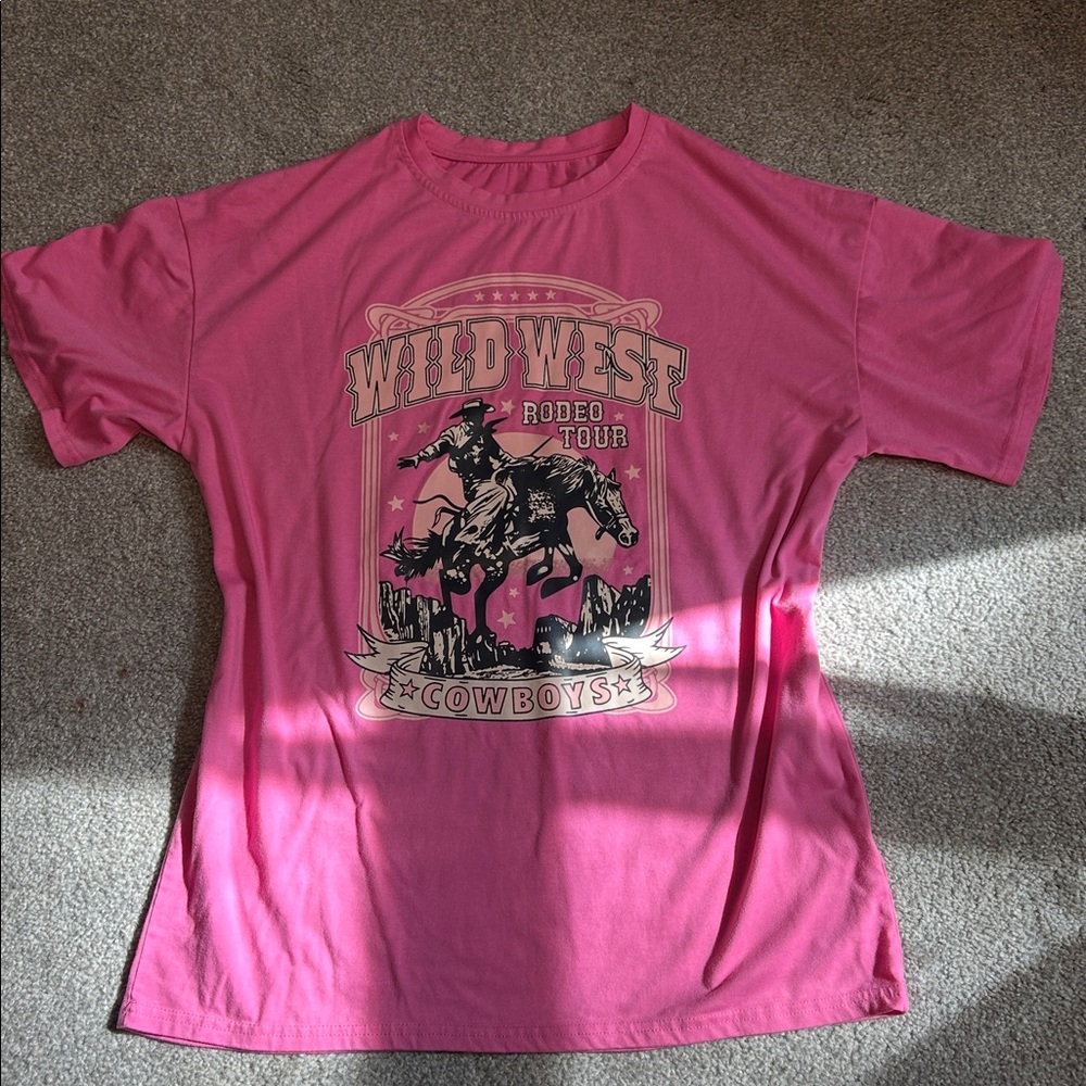 Pink Wild West Rodeo Tour T-Shirt